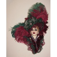 Unique Creations Limited Edition Lady Face Mask Wall Hanging Decor    401573099995